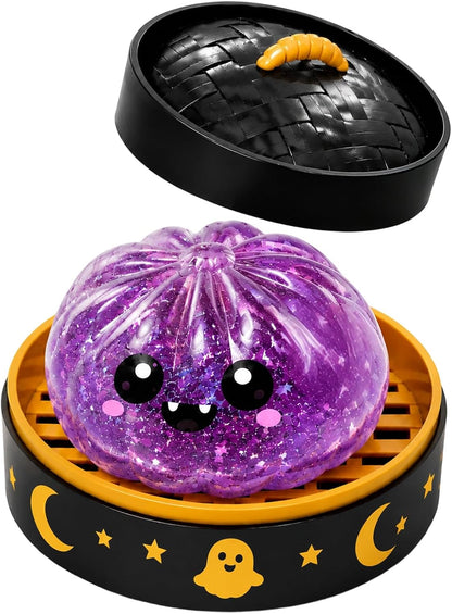 Pureluxo®70% OFF TODAY🎃 Halloween Steamed Bun Squishy Mystery Box Toy💝💝