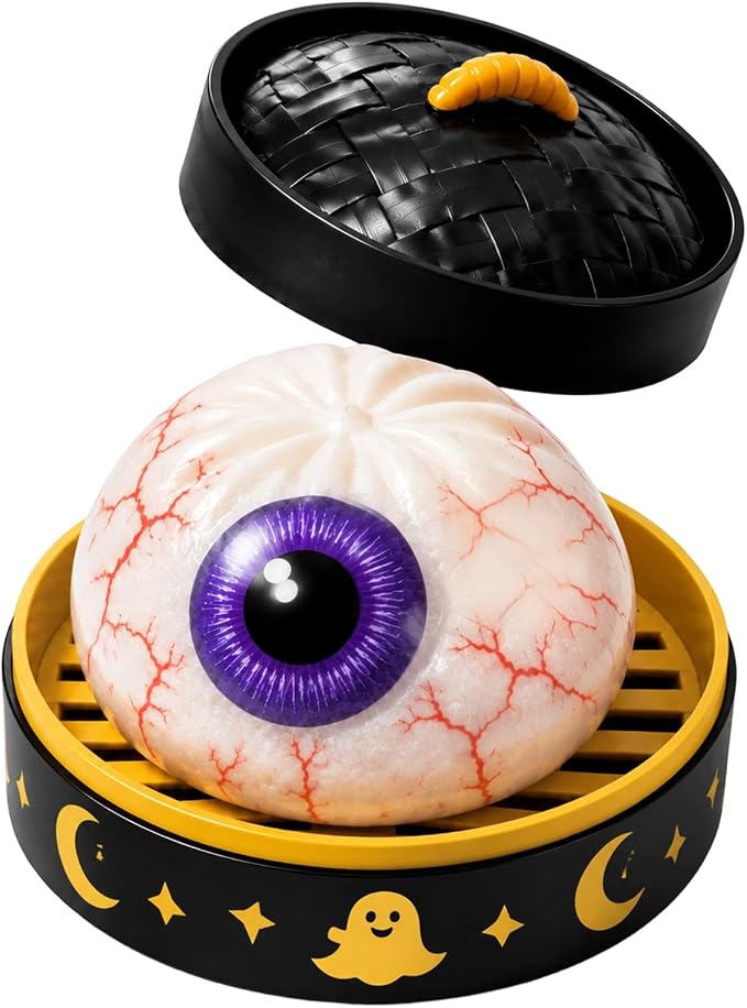 Pureluxo®70% OFF TODAY🎃 Halloween Steamed Bun Squishy Mystery Box Toy💝💝