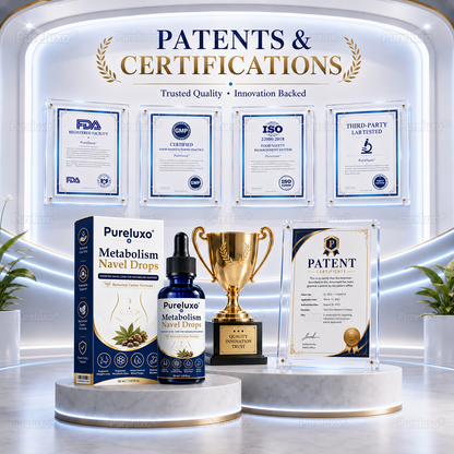 Pureluxo®  𝑀𝑒𝑡𝑎𝑏𝑜𝑙𝑖𝑠𝑚 𝑁𝑎𝑣𝑒𝑙 𝐷𝑟𝑜𝑝𝑠