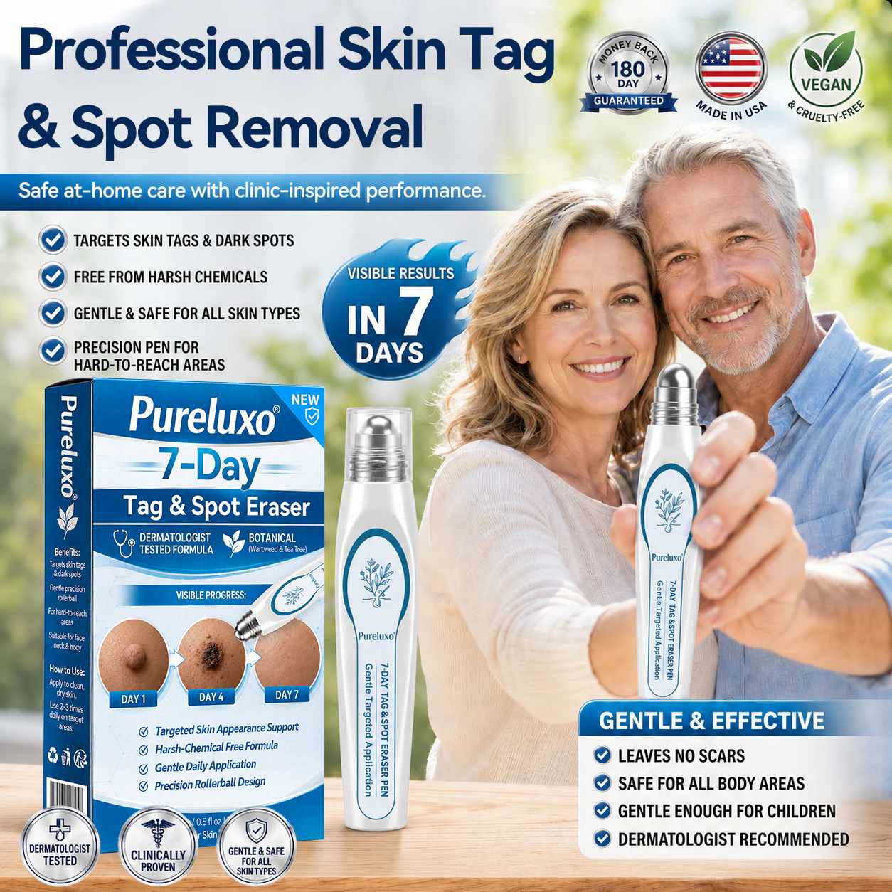 Pureluxo® Skin Tag Remover Roller🌟🏆