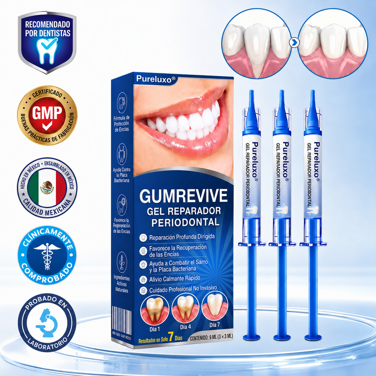 Pureluxo® 🦷Gel reparador periodontal GumRevive🔥