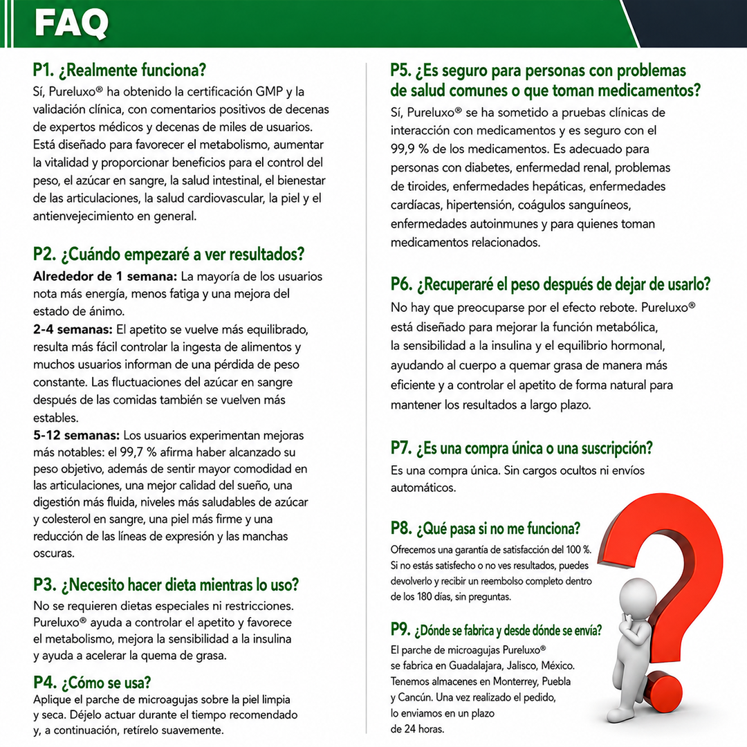 Pureluxo® Parche de Uso Diario