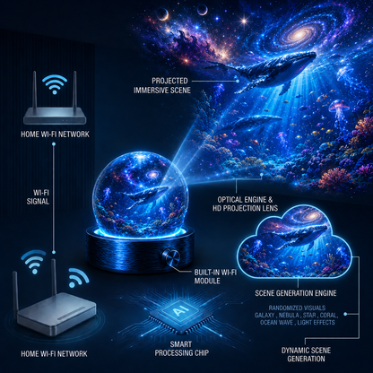BVJ® 5D Night Light Projector